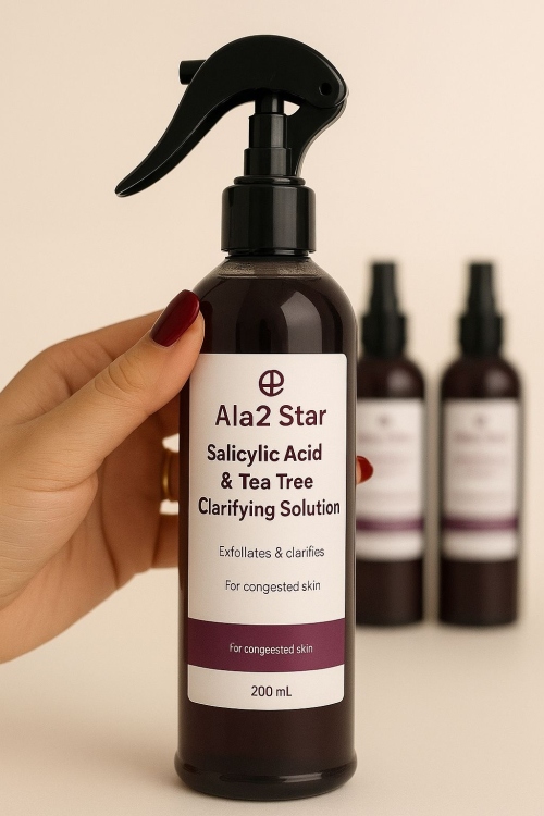 محلول الساليسيليك اسد لعلاج الحبوب والرؤوس السوذاء