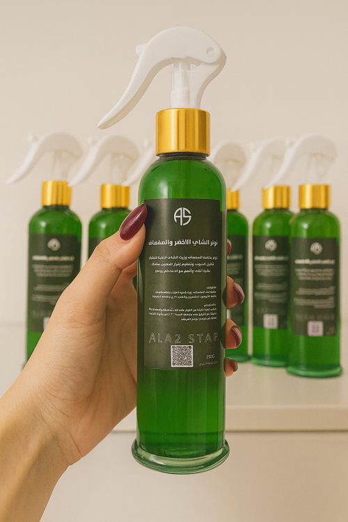 تونر الشاي الاخضر والصفصاف للبشرة الدهنية/المختلطة 