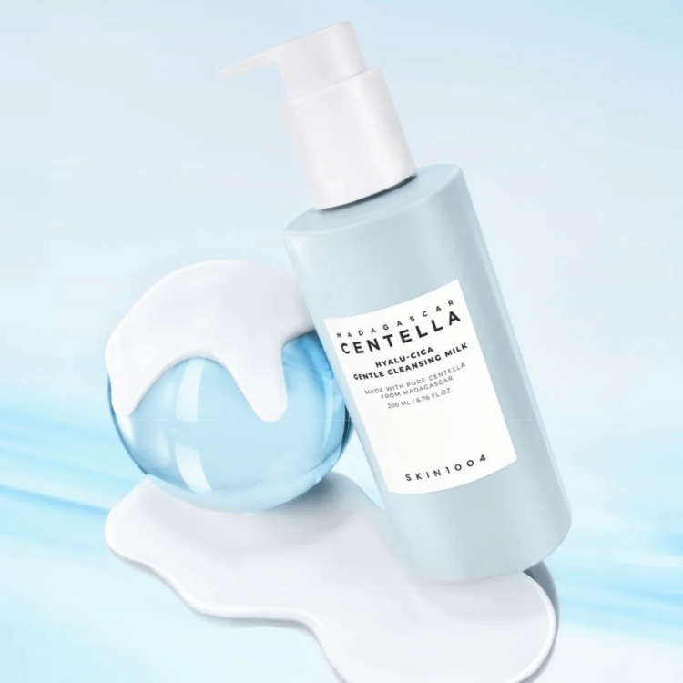 Skin1004 madagascar centella hyalu-cica gentle cleansing milk