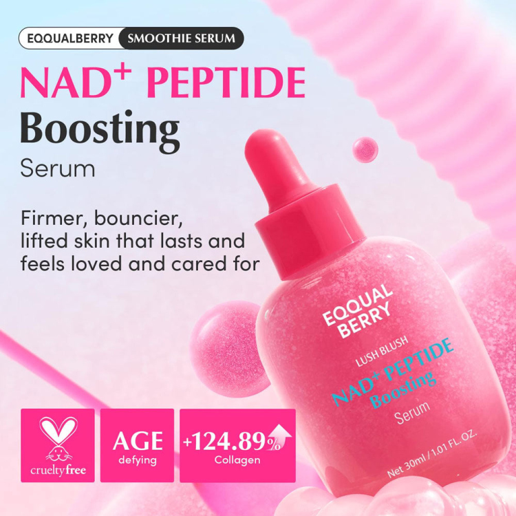 Eqqualberry NAD+ peptide boosting serum