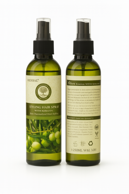 مثبت ومغذي ومعطر للشعر بالكرياتين و الزيتون من وكالي بحجم 250 مل  