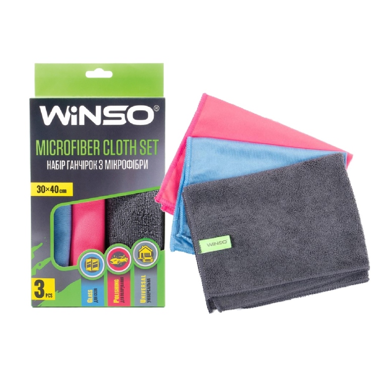 3 شرائط مايكرو فايبر تنشيف قياس 30x40 سم