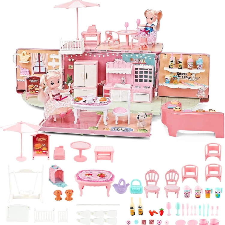 لعبة باص يتحول لقبيت باربي 