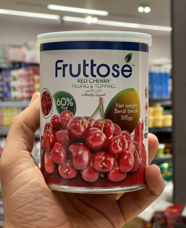 حشوه الكرز الاحمر 60% وزن 595 غرام 