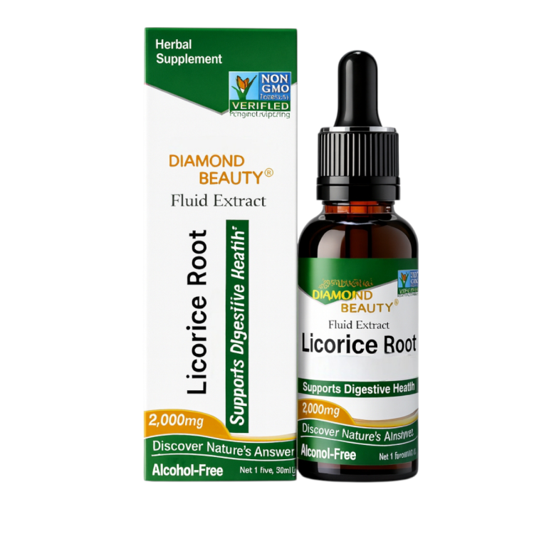 سيروم عرق السوس من دياموند بيوتي يعمل على تبيض البشرة ويحفز الكولاجين في البشرة بحجم 30مل