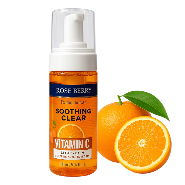 رغوة غسول وجه بخلاصة فيتمين سي 150مل من روز بيري