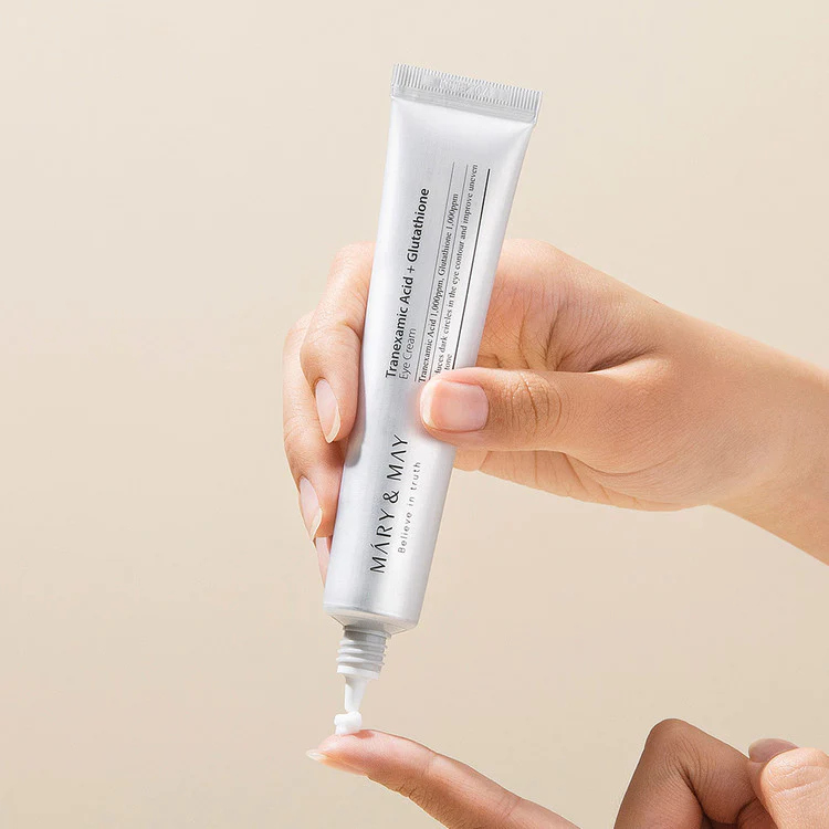 Mary&May Tranexamic  Acid+ Glutathion Eye cream كريم العين حمض الترانيكساميك + الجلوتاثيون