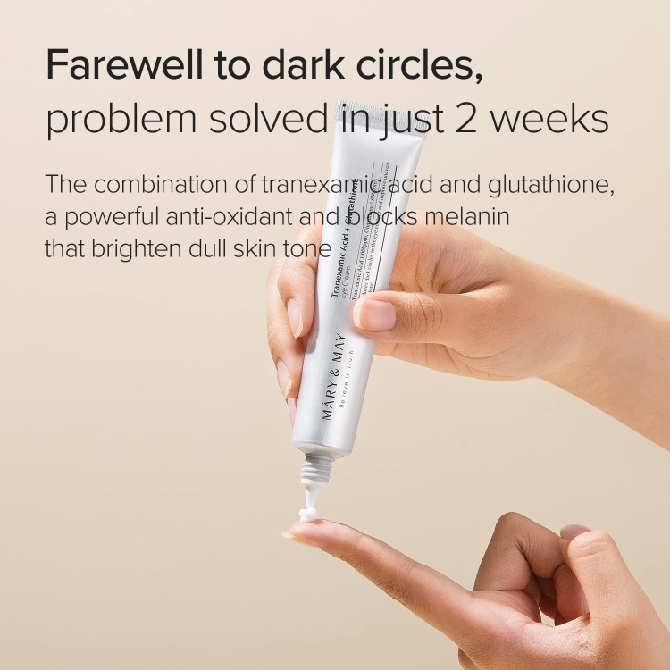 Mary&May Tranexamic  Acid+ Glutathion Eye cream كريم العين حمض الترانيكساميك + الجلوتاثيون