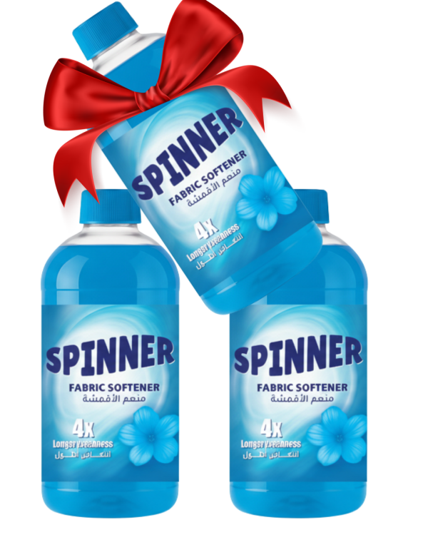 سبينر منعم اقمشة 950مل 2+ 1 مجانا 