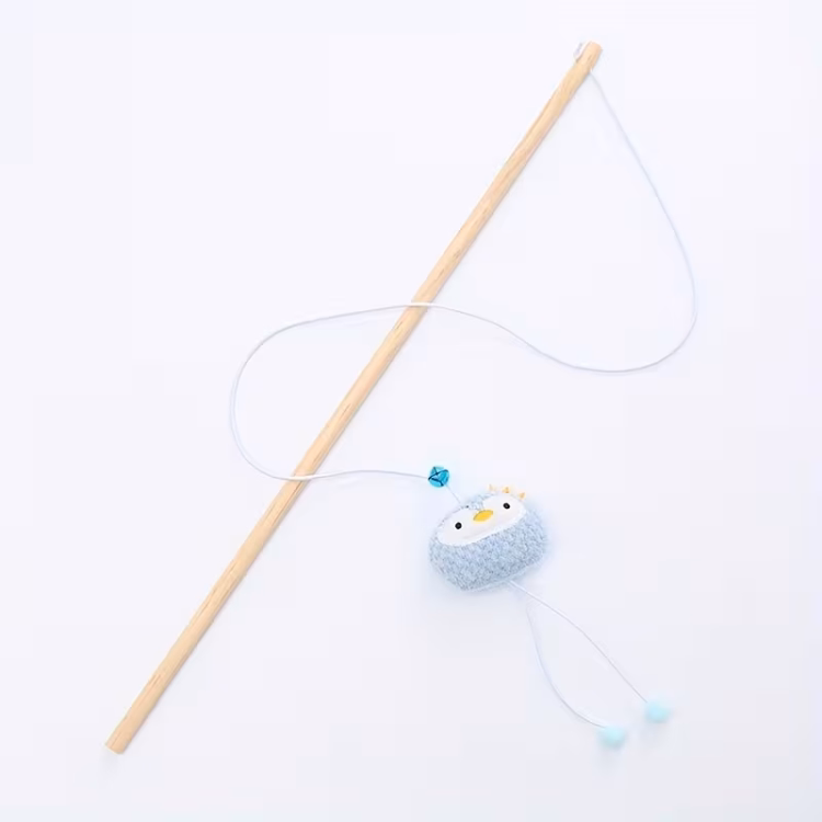 لعبة عصى القطط الممتعة بجرس وأشكال لطيفة 