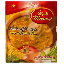 مونه شوربة الكاري بالخضار 56 غم