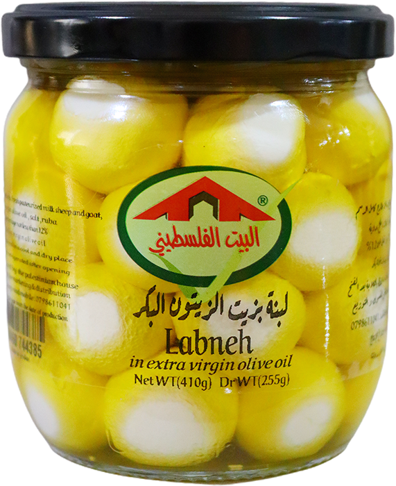 لبنة  بزيت الزيتون البكر