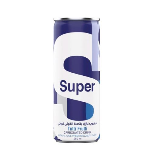 سوبر فريز توتي فروتي بدون سكر 250مل