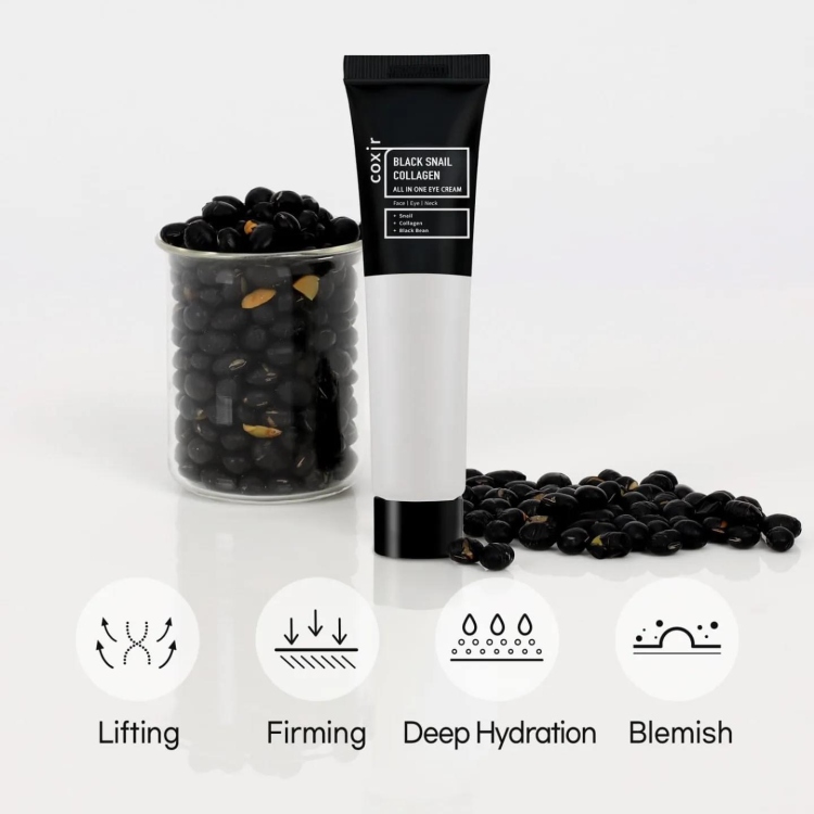Coxir Black Snail Collagen All In One Eye Cream /30ml 