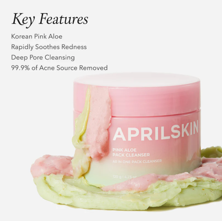 APRILSKIN, Pink Aloe Pack Cleanser