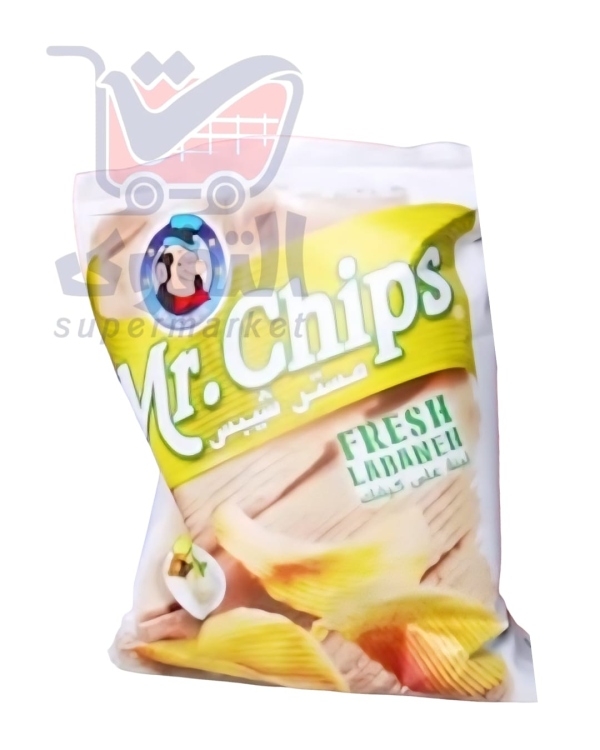 مستر شيبس لبنة واعشاب 70غ