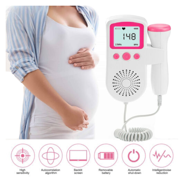 جهاز سونار دقيق للبيت لمراقبة نبض الجنين  بالصوت 