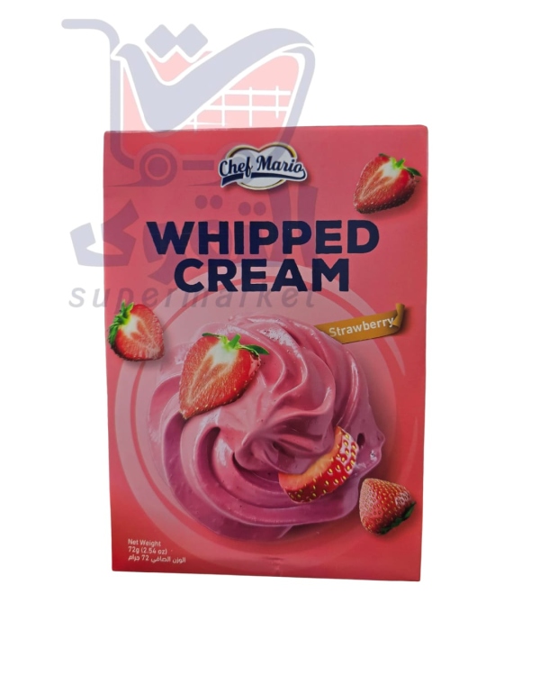 ماريو كريمة خفق فراولة72غم