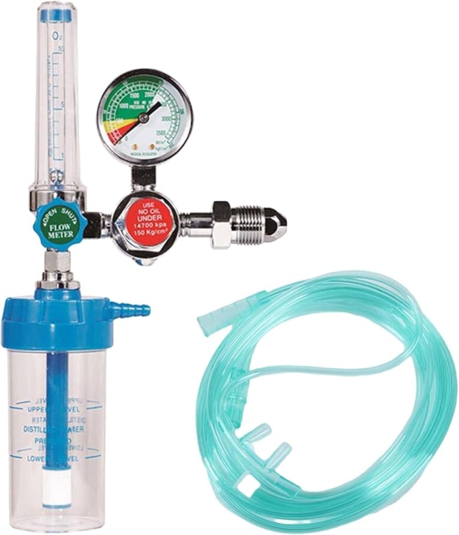  ساعة منظّم أكسجين طبي متكامل نوع ممتاز 