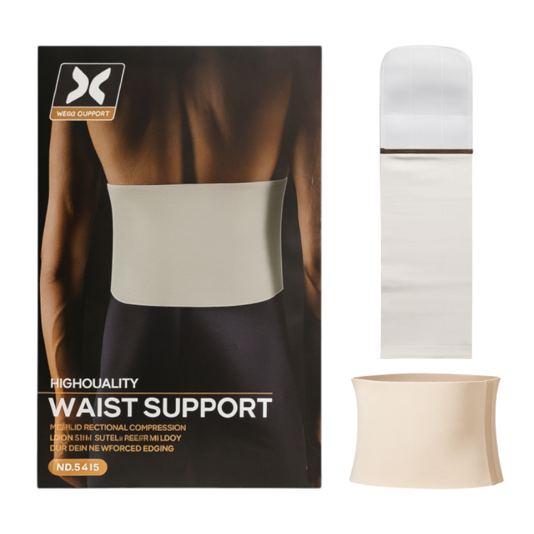 مشد لضغط الخصر والبطن المرن و  المدعم من الجوانب من واي سي 
