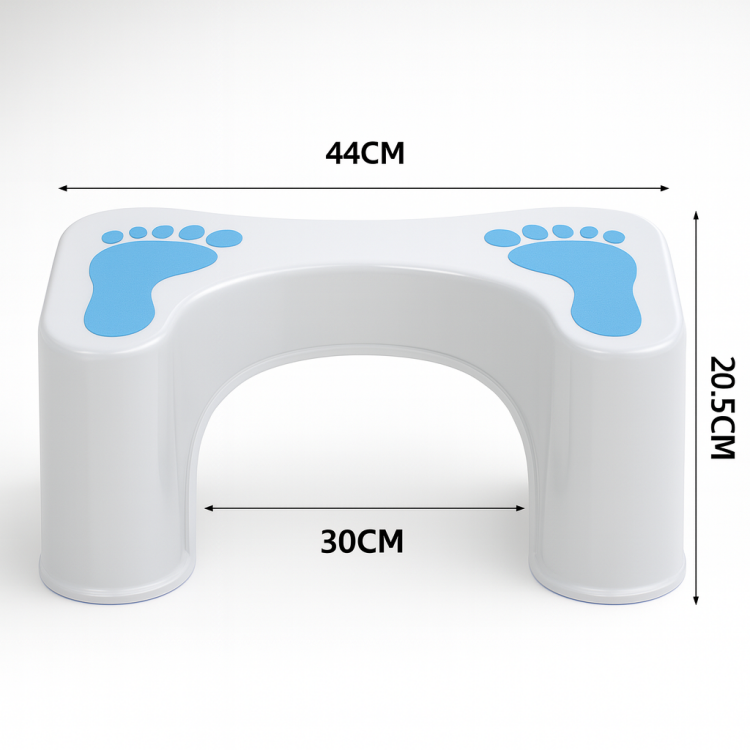  قاعدة حمام إفرنجي  لتغير وضعية الجلوس وتحسين عملية الإخراج 
