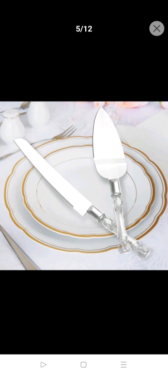 طقم سكين الكيك 