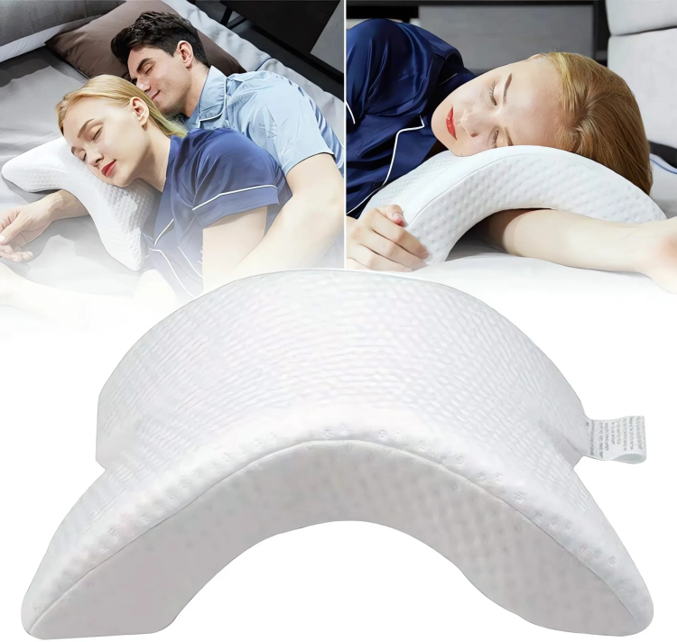 وسادة ميموري فوم مع قوس مدعم  لراحة الرقبة والذراع 