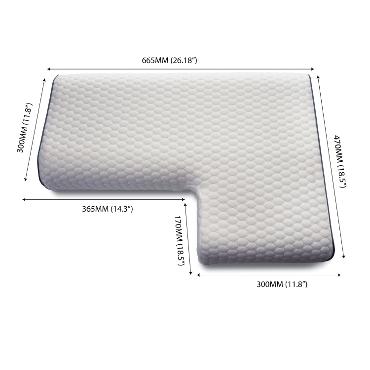وسادة الميموري فوم عالي الجودة  لتخفيف الضغط للرأس والرقبة