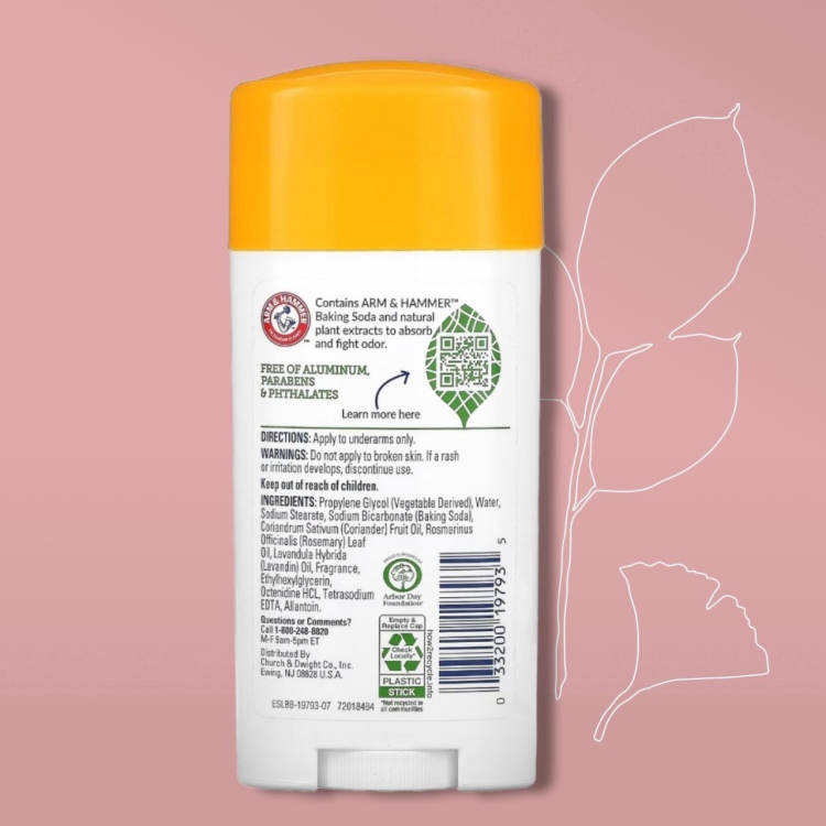 Arm and hammer deodorant مزيل عرق ارم اند همر لافندر