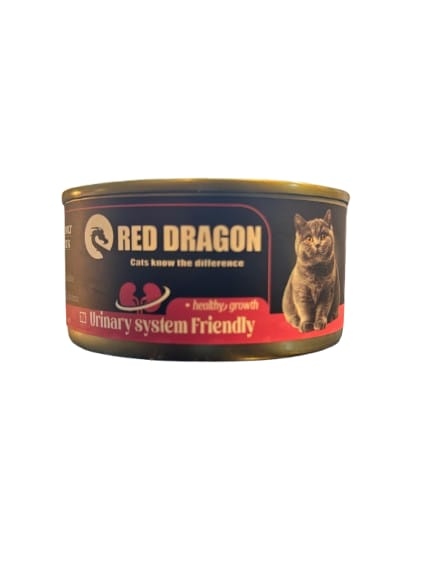 Red dragon wet 170 g  Urinary تحتوي الكرتونه على 48 حبه 