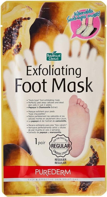 Purederm, Exfoliating Foot Mask Regular 1 pair