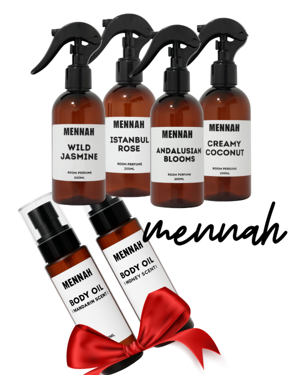 المجموعه الملكية 4 معطرات 200مل + هدية 2 علبة زيت جسم 