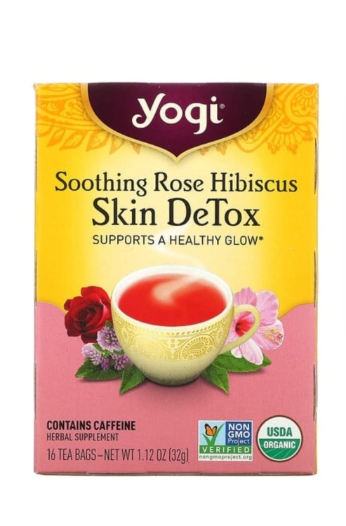 Yogi tea Skin DeTox, Soothing Rose Hibiscus