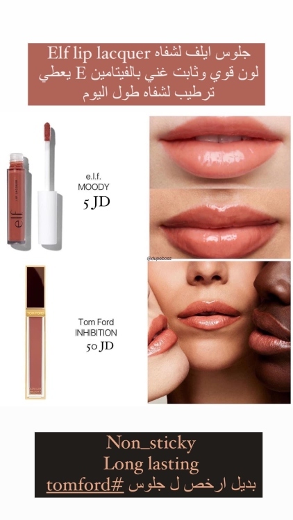 Elf lip lacquer جلوس ايلف لشفاه 