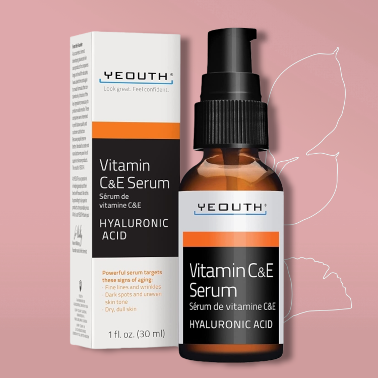 Yeouth vitamin C & E & hyaluronic acid serum سيروم فيتامين سي بيور 