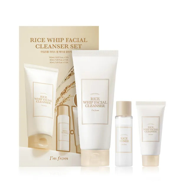 I'm from, Rice Whip Facial Cleanser Set