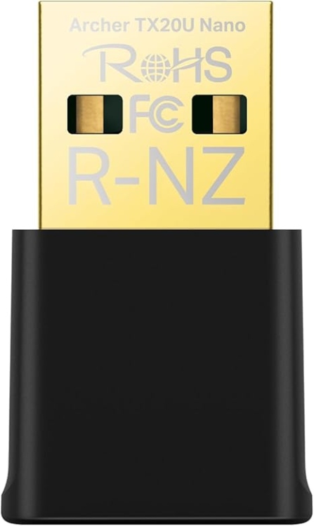 TP-LINK NANO USB WIFI 6 ADAPTER FOR PC(ARCHER TX20U NANO) - AX1800 2.4G/5G DUAL-BAND WIRELESS NETWORK TRANSCEIVER ADAPTER