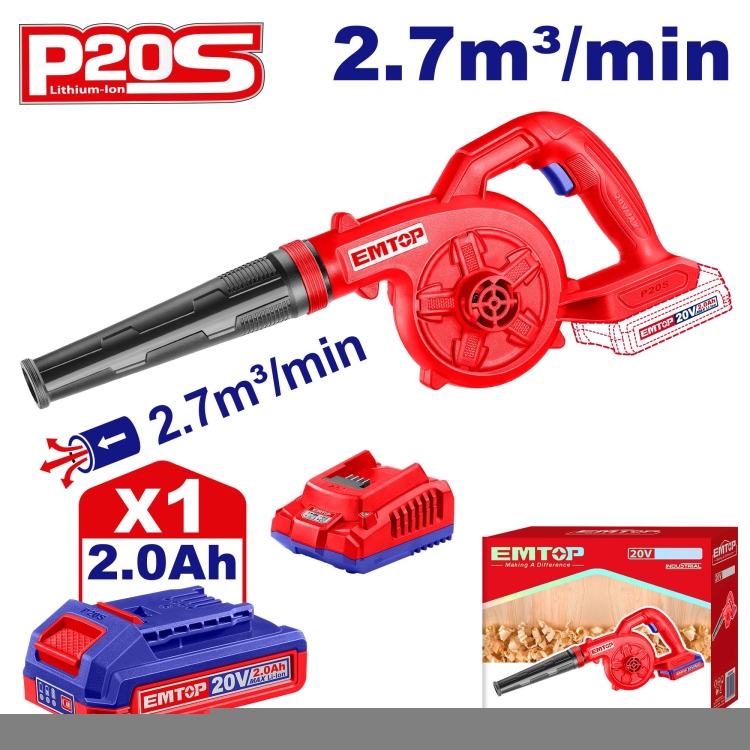 بلور شحن 20V مع بطاريه وشاحن  ELAB200281