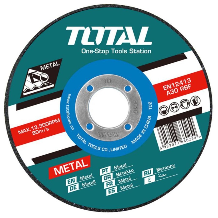 Total TAC2211802 Abrasive metal cutting disc فيبر قص حديد "7
