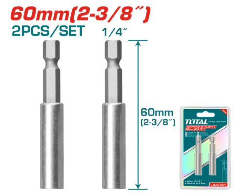 TOTAL TAC461601 Screwdriver bit holder وصلة راسية مفك/2