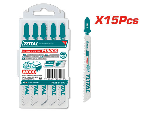 Total TAC151111C 
علبة نسلات تخريقة خشب 15 قطعة