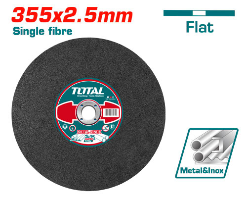 فيبر 14"  قص حديد TOTAL TAC2253551 Abrasive metal cutting disc