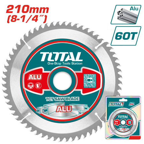 TOTOAL TAC233523 TCT saw blade for Aluminum 8.1/4"  صينية قص المنيوم 60 سن