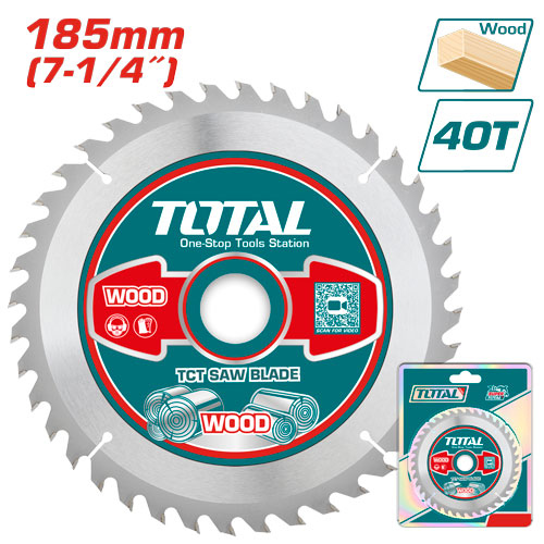 Total TAC231415 TCT saw blade 7.1/4" أسطوانة قص خشب 40 سن