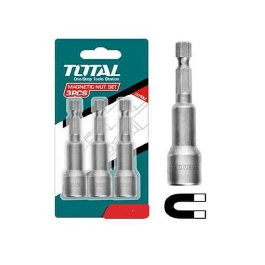 TOTAL TAC271031 Magnetic nut set راسيات هنجر عدد 3 10 ملم