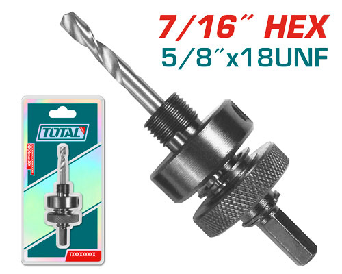 Total TAC4202 Arbor for hole saw7/16" ادابتر هولسو كبير