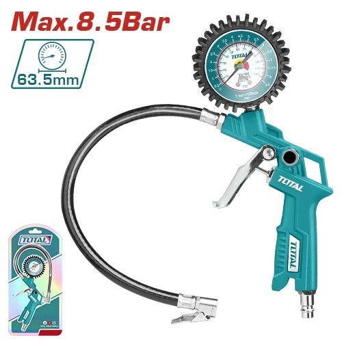 TOTAL TAT11601 Air tire inflating gun
 فرد عيارهواء مع ساعة