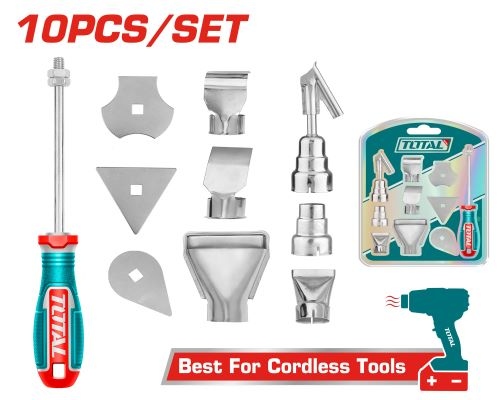 Total TBA1011 طقم اكسسوارات سشوار صناعي 10 قطع