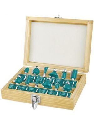 TOTAL TACSR2121 Router Bits Set 12pcs 12mm Total طقم ضربات فورمايكا 12 ملم