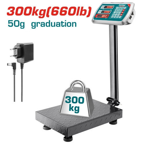TOTAL TESA33001  Electronic Scale 300kg ميزان 300 كيلو